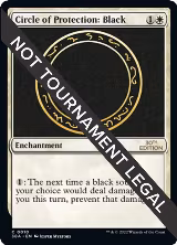 Circle of Protection: Black (10) — card price
