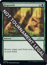 Regrowth (210), 30th Anniversary Edition — Magic card price