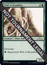 Wall of Brambles (219), 30th Anniversary Edition — Magic card price