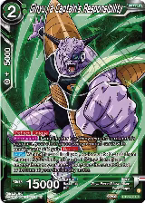 Ginyu, a Captain's Responsibility (EX21-08) — card price