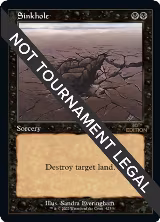 Sinkhole (Retro Frame) (423), 30th Anniversary Edition — Magic card price