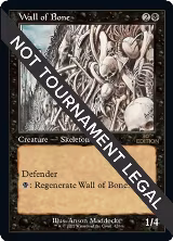 Wall of Bone (Retro Frame) (426), 30th Anniversary Edition — Magic card price