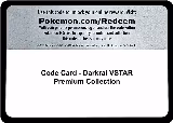 Code Card - Darkrai VSTAR Premium Collection, Miscellaneous Cards & Products — Pokémon card price