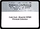 Code Card - Shaymin VSTAR Premium Collection, Miscellaneous Cards & Products — Pokémon card price