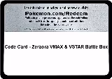 Code Card - Zeraora VMAX & VSTAR Battle Box, Miscellaneous Cards & Products — Pokémon card price