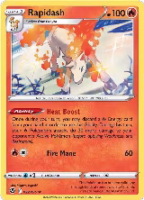 Rapidash (022/195), Silver Tempest — Pokémon card price