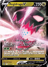 Regidrago V (135/195), Silver Tempest — Pokémon card price