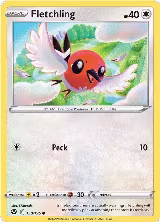 Fletchling (150/195), Silver Tempest — Pokémon card price