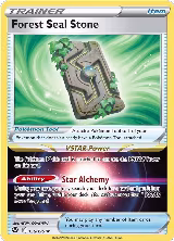 Forest Seal Stone (156/195), Silver Tempest — Pokémon card price