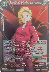 Android 18, With Reckless Abandon (Zenkai Series Pack Vol.1) (EX21-03), Tournament Promotion Cards — DB Super card price