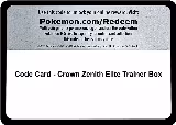 Code Card - Crown Zenith Elite Trainer Box — card price