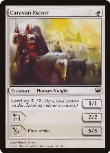 Caravan Escort (2), Duel Decks: Knights vs. Dragons — Magic card price