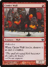 Cinder Wall (48), Duel Decks: Knights vs. Dragons — Magic card price