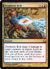 Prophetic Bolt (219) — card price