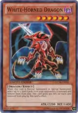 White-Horned Dragon (GLD4-EN014) — card price