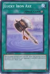 Lucky Iron Axe (YS11-EN030), Starter Deck: Dawn of the Xyz — Yu-Gi-Oh! card price