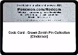 Code Card - Crown Zenith Pin Collection [Cinderace] — card price