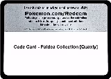 Code Card - Paldea Collection [Quaxly] — card price