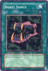 Beast Fangs (LOB-EN041), Legend of Blue Eyes White Dragon (Worldwide English) — Yu-Gi-Oh! card price