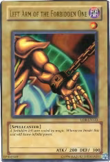 Left Arm of the Forbidden One (LOB-EN123), Legend of Blue Eyes White Dragon (Worldwide English) — Yu-Gi-Oh! card price