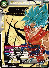 SSB Kaio-Ken Son Goku, United Divinity (European Serial Numbered) (BT1-111), Tournament Promotion Cards — DB Super card price