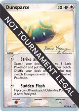 Dunsparce - 2004 (Kevin Nguyen) (60/100), World Championship Decks — Pokémon card price
