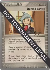 Steven's Advice - 2004 (Kevin Nguyen) (92/101), World Championship Decks — Pokémon card price