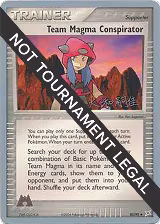 Team Magma Conspirator - 2004 (Tsuguyoshi Yamato) (82/95), World Championship Decks — Pokémon card price