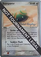 Dunsparce - 2005 (Michael Gonzalez) (60/100), World Championship Decks — Pokémon card price