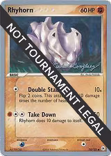 Rhyhorn - 2005 (Michael Gonzalez) (70/101), World Championship Decks — Pokémon card price