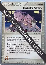 Rocket's Admin. - 2005 (Takashi Yoneda) (86/109), World Championship Decks — Pokémon card price