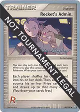 Rocket's Admin. - 2005 (Michael Gonzalez) (86/109), World Championship Decks — Pokémon card price