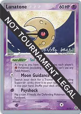 Lunatone (20) - 2006 (Miska Saari) (20/92), World Championship Decks — Pokémon card price