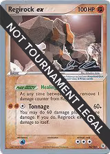 Regirock ex - 2006 (Jason Klaczynski) (98/101), World Championship Decks — Pokémon card price