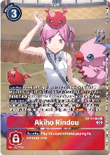 Akiho Rindou (Alternate Art) (BT11-089 R) — card price