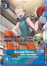 Nicolai Petrov (Alternate Art) (BT11-090 R) — card price