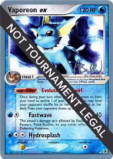 Vaporeon ex - 2006 (Jimmy Ballard) (110/113), World Championship Decks — Pokémon card price
