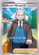 Professor's Research [Professor Rowan] (Full Art) (150/159), Crown Zenith — Pokémon card price