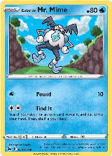 Galarian Mr. Mime (030/159) — card price