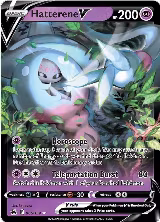 Hatterene V (065/159), Crown Zenith — Pokémon card price