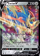 Zacian V (095/159), Crown Zenith — Pokémon card price