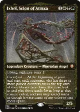 Ixhel, Scion of Atraxa (Display Commander) (Foil Etched) - Thick Stock (29) — card price