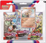 Scarlet & Violet 3 Pack Blister [Arcanine], Scarlet & Violet Base Set — Pokémon card price