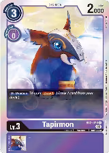 Tapirmon (Official Tournament Pack Vol.8) (BT2-070 U) — card price