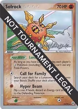 Solrock (25) - 2007 (Jeremy Scharff-Kim) (25/92), World Championship Decks — Pokémon card price