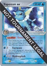 Vaporeon ex - 2007 (Tom Roos) (110/113), World Championship Decks — Pokémon card price
