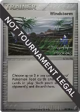 Windstorm - 2007 (Jun Hasebe) (85/100), World Championship Decks — Pokémon card price