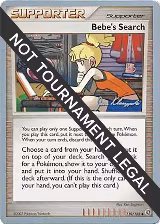 Bebe's Search - 2008 (Jason Klaczynski) (119/132), World Championship Decks — Pokémon card price