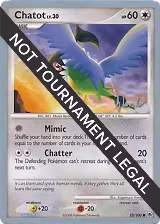 Chatot - 2008 (Dylan Lefavour) (55/100), World Championship Decks — Pokémon card price