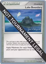 Lake Boundary - 2008 (Jason Klaczynski) (112/123), World Championship Decks — Pokémon card price